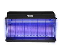 Tueur d Insectes LED UV électrique, Grille 3000V, IPX4 Anti-éclaboussures, bac Amovible, Couverture 100 m², Appareil Puissant