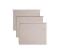 Tuff Hanging Folder with Easy Slide Tab, Letter, Steel Gray, 18/Pack