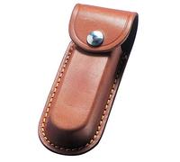 TUFF LUV Étui en cuir véritable épais compatible avec Leatherman Wave+/Rebar/Sidekick/Wingman/Charge+/Rev/Free P2 & P4 Marron clair