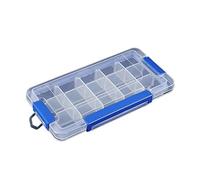 TUFFS Boîte à Outils for Garage Organisateur en Plastique Conteneurs Valise de Rangement Vis Boîte à Outils Professionnelle Composants électroniques (Color : 15 Grid Small, Size : A)