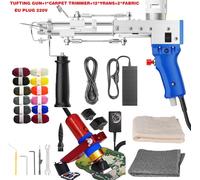 Tufting Gun Set, outils électriques de bricolage, velours bouclé, prise UE 220V Set