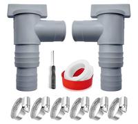 TUIBEIDAMAI Robinet d'arrêt de piscine 32 mm, 32 mm, kit de raccordement Bestway 32 mm, valve de piscine 32 mm, accessoire d'entretien pour piscine hors sol et pompe de piscine