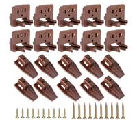 Tuidzljd 10 PièCes GlissièRe de Guidage de Tiroir pour Tiroir à Central pour Commodes et pour Table de Nuit SystèMes à 1 Tiroir