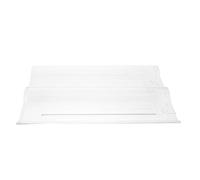 Tuile de Toit Transparente en Polycarbonate, Protection UV pour Jardins | Panneau Translucide Moderne, Usage Extérieur pour Patio et Véranda, Finition Claire, Solide