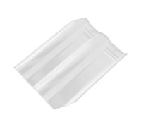 Tuile de Toiture Acrylique Transparente 40x30cm pour Toiture | Haute Transmission Lumineuse, Résistance aux Chocs, Surface Lisse Claire, Installation Facile, Pluie Nettoyante
