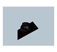 Tuile universelle Bertrams Polyline LAS 41PFB110S DN 110/160, noire, 25-45°, plastique