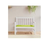 vidaXL Coussin de Banc Jardin - Vert Brillant