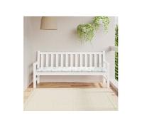 vidaXL Coussin de banc de jardin Motif de feuilles 180x50x7 cm tissu Oxford Vert