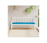 Coussin de banc de jardin Bleu clair 180x50x7 cm Tissu vidaXL vidaXL