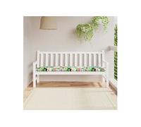 vidaXL Coussin de Banc de Jardin, Coussin de Siège, Coussin de Banc de Patio, Coussin de Meuble de Jardin d'Extérieur, Multicolore 180x50x7 cm Tissu Oxford