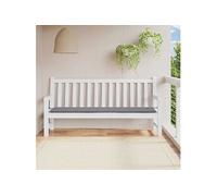 vidaXL Coussin de banc de jardin - Gris
