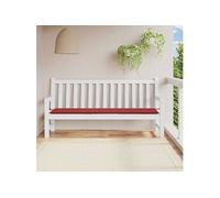 Tuinbankkussen 200x50x3 cm oxford stof wijnrood314098