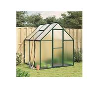vidaXL Tuinkas met basisframe 169x169x195 cm aluminium groen4005829 G
