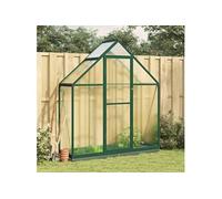 Vidaxl Serre Avec Cadre De Base Vert 169x58x202 Cm Aluminium