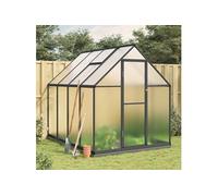 vidaXL Tuinkas met basisframe 224x169x202 cm aluminium antracietkleur3266325 G
