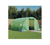 Vidaxl Serre Avec Cadre En Acier Vert 12 M² 4x3x2 M