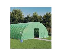 vidaXL Tuinkas met stalen frame 132 mÂ² 22x6x2,85 m groen3188114 Vert G