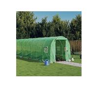 Tuinkas met stalen frame 36 mÂ² 18x2x2 m groen3188024