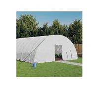Tuinkas met stalen frame 96 mÂ² 16x6x2,85 m wit3188122