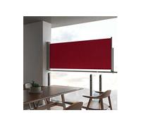 Tuinscherm uittrekbaar 100x300 cm rood48342