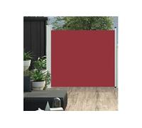 Tuinscherm uittrekbaar 100x300 cm rood48373