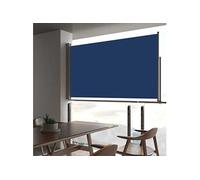 Tuinscherm uittrekbaar 140x300 cm blauw48347