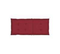 vidaXL Coussins de chaise dossier haut - Bordeaux