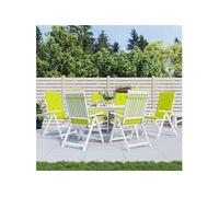 vidaXL Coussins de chaise haute - Vert vif