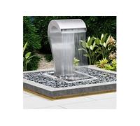 Vidaxl Cascade De Jardin Argenté 52,4x34,2x82 Cm Acier Inoxydable