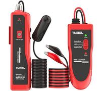 TUIREL Localisateur de fils souterrains, testeur de câble F02 Pro avec batterie rechargeable de 1100 mAh, jusqu'à 1,2 m de profondeur et 600 m de long, traceur de fils pour localiser une clôture de