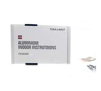 TUKA-i-AKUT A5 Plaque de Porte et de Signalisation, Aluminium et Couverture en Acrylique, Info Sign Bureau Panneau. Montage sur Mur ou Porte, Insertions A5 Paysage 210x149 mm TKD8300-A5