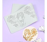 TUKE Moule en silicone pour gâteau en dentelle 3D, moule en silicone pour fondant, tapis en dentelle, embosseur en silicone à texture de fondant, pochoir en chocolat pour décoration de gâteau (K