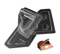 TUKE Moules à chocolat 3D en plastique transparent pour décoration de gâteau, fondant, bonbons, plâtre de Paris