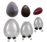 TUKE Moules à chocolat en silicone en forme de dragon pour glaçons, moule de cuisson pour chocolat, bonbons, gelée, glaçons, cupcakes, muffins (œuf)