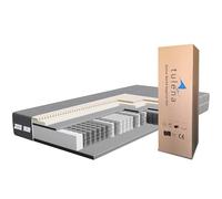 TULENA NOX Matelas 140 x 190 cm H2 + H3 à Ressorts ensachés 23 cm Comfort Plus Matelas réversible avec Housse avec Fermeture éclair Matelas Enroulable Certifié Oeko-Tex