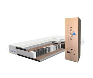 TULENA NOX Matelas 160 x 200 cm en Mousse à mémoire de Forme| Matelas à Ressorts Ensachés | Fermeté H4 + H5 Confort 23 cm d'Épaisseur | Enroulable réversible