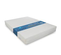 TULENA Protège-matelas 90 x 200 cm Blanc laineux 15 cm d'épaisseur | Protège-matelas lavable avec fermeture éclair en Viscose | Respirant, agréablement doux | En remplacement de la housse | Certifié