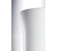 Tulip blanc lavabo à poser pour montage mural, largeur 500mm, sans trou pour robinet, sans trop-plein, 27025000701, Couleur: Blanc avec Wondergliss