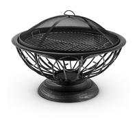 Tulip Brasero Ø 75cm Grill Protection étincelles métal bruni