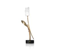 Tulip Lampe Portable Transparent/Base Noir
