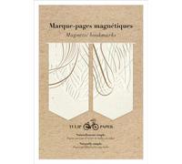 Tulip paper, Set de 2 marque-pages magnétiques 10,5x15,5cm