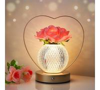 Tulipe LED lampe de table tactile sans fil rechargeable éclairage artificiel papillon orchidée tournesol lampe de bord de lit éclairer signe cadeaux romantiques pour la chambre des femmes maman
