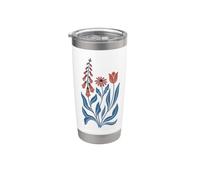 Tulipe marguerite Gobelet isotherme en acier inoxydable double paroi