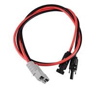 Tulov Anderson Fiche solaire vers 50 A, 12 AWG, 600 V, 1 m, pour câble de panneau solaire, rallonge pour panneau solaire, caravane, camping-car