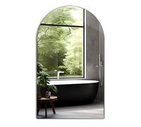 Tulup Grand Miroir au-Dessus du Lavabo pour Salle de Bain Maquillage Décoration Ovale Mural Chambre 100 cm