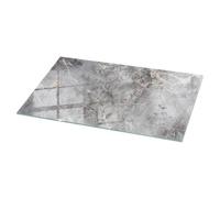Tulup Plateau de Table Rectangulaire 120x60 cm en Verre XXL pour Le Salon, la Cuisine et la Salle à Manger Surface Lisse Verre Trempé Décor Élégant Durable Decoratif - Motif Marbre Naturel
