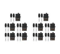 Tuminfar 10X AC 220 V 30A 1CH 433 MHz Commutateur de Télécommande sans Fil Récepteur de Relais + Émetteur Marche/Arrêt pour Lampe D'Appareil Électrique