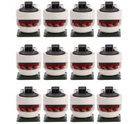 Tuminfar 12 Pièces SériesRétractable Roulettes de Nivellement Machine Industrielle Roulette Pivotante Roulette pour Chariot à Chaise de Bureau 220lbs Capacité -40F