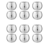 Tuminfar 12 Pièces Vase Boule Disco Pot de Fleurs Boule Disco pour Centres de Table Décoration Boule Disco Vase à Fleurs avec Verre Miroir pour Mariage