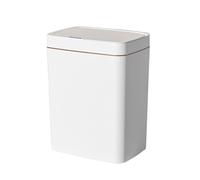 Tuminfar 15L Détection de Mouvement Automatique Poubelle Poubelle Automatique Étanche Silencieuse Poubelle Rechargeable pour Cuisine Salle de Bain A